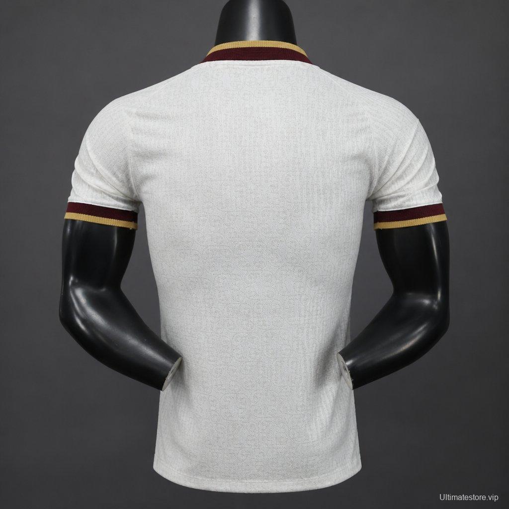 2 Star Player Version 2026 Spain Away White Jersey With Champion Patch