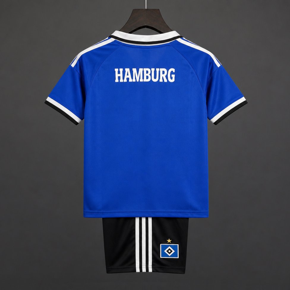 26/27 Kids Hamburger SV Away  Blue Kits Jersey