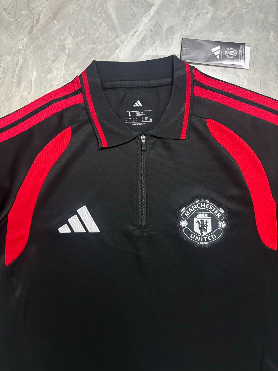 26/27 Manchester United Training Black Polo Jersey
