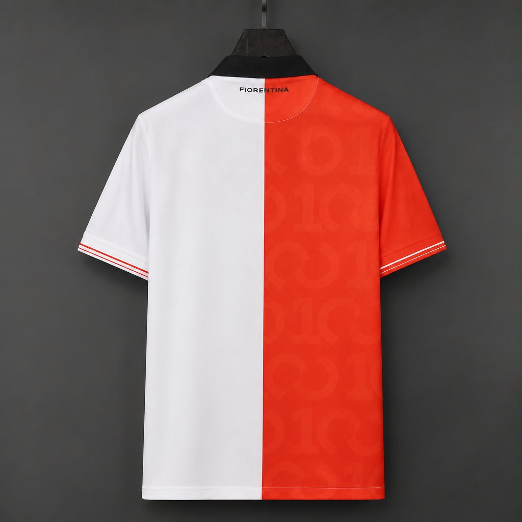 26/27 Fiorentina Centenary 100 Years Anniversary Red/White Jersey