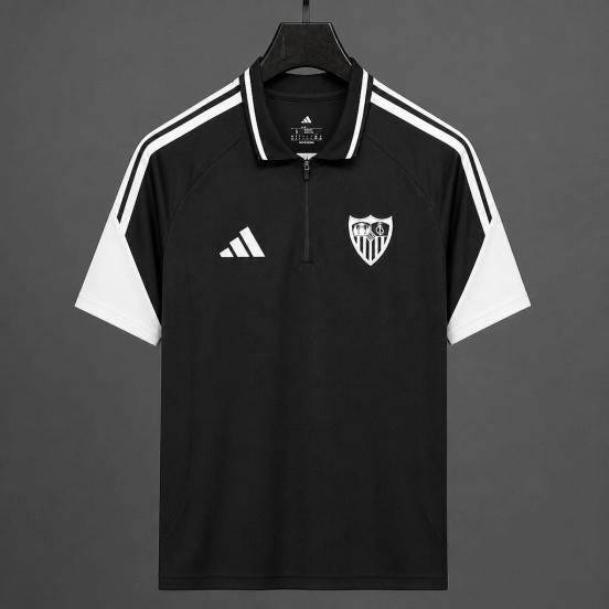 2026 Sevilla Black Training Polo Jersey