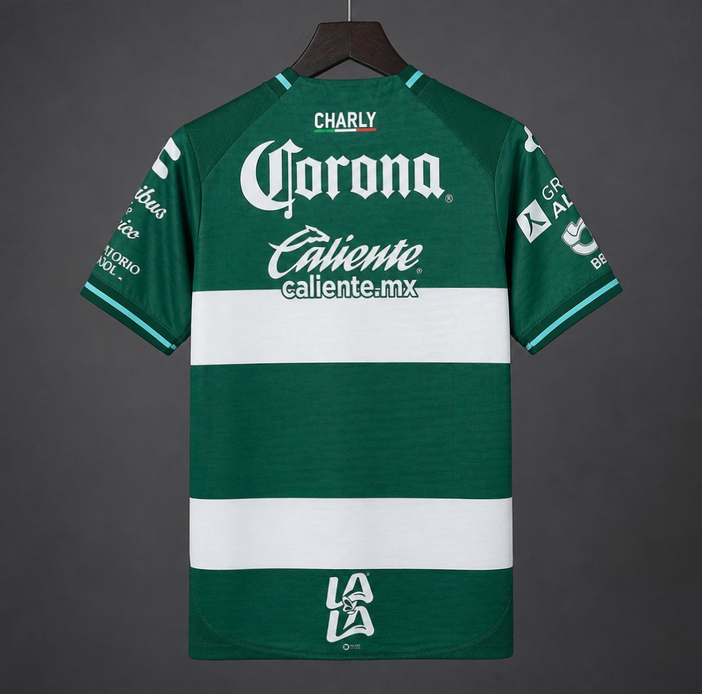 26/27 Santos Laguna Home Green White Jersey