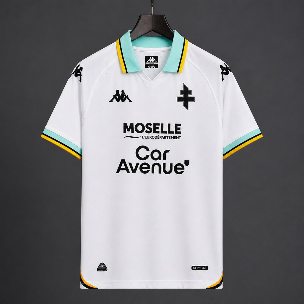 26/27 Metz Away White Jersey