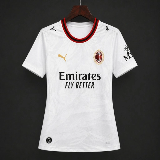26/27 Women  AC Milan Away White Jersey