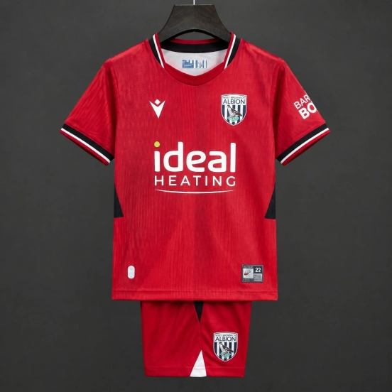 26/27 Kids West Bromwich Albion Away Red Jersey