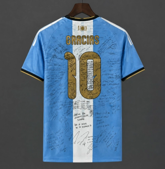 2026 Argentina Messi Farewell Commemorative Signature Jersey