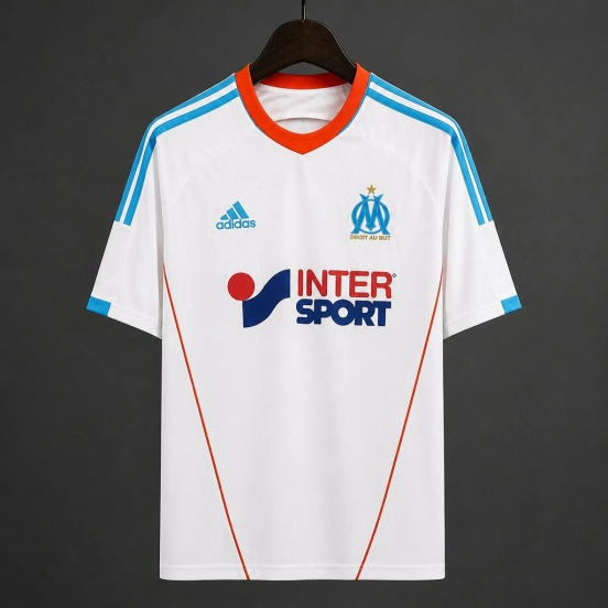Retro 12/13 Marseille Home White Jersey